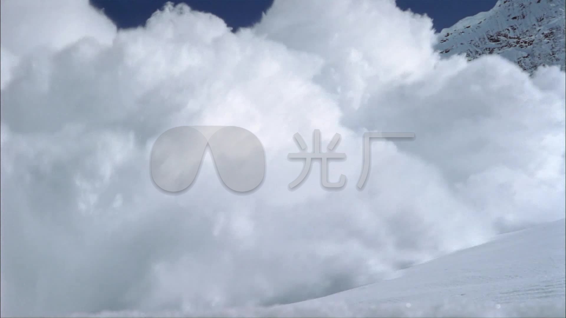 雪崩雪山震撼壮观_1920x1080_高清视频素材下载(编号:789521)_实拍