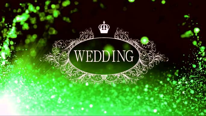 森系绿色婚礼logo