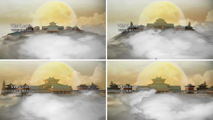云雾缭绕的宫殿