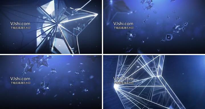 星形粒子五角星网格蜘蛛网光斑