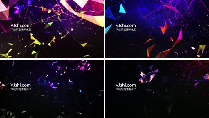 plexus点线抽象背景