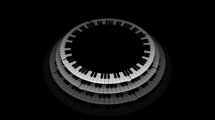 【视频】音乐钢琴环形琴键