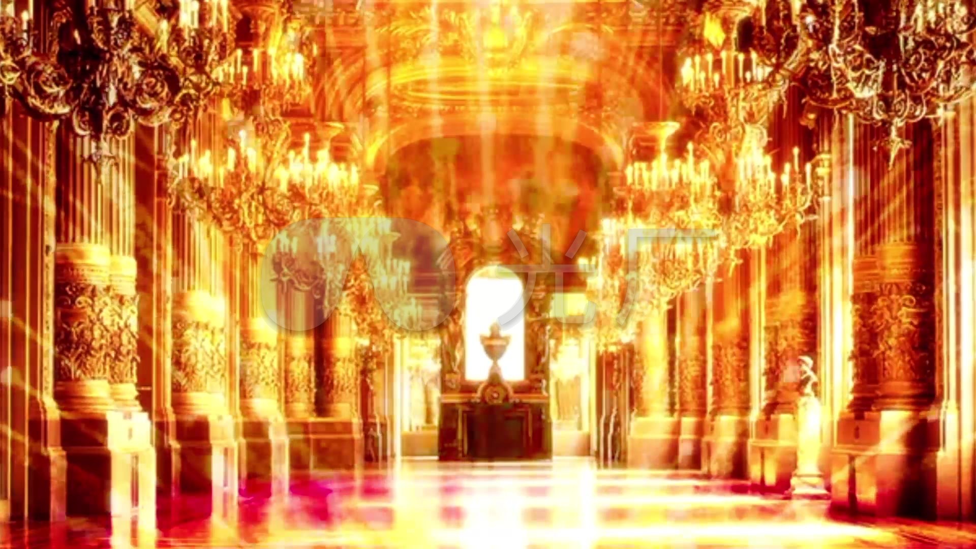 金色宫殿_1920x1080_高清视频素材下载(编号:883808)_舞台背景_vj师网