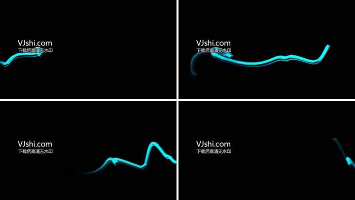 4K动感线条光效穿梭