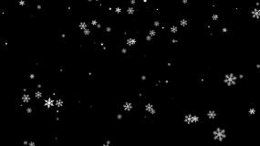 雪花视频素材下载 雪花ae模板下载 Vj师网