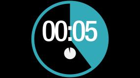 开场15秒倒计时计时 发光边框15秒倒计时视频 超高清15秒简约计时器