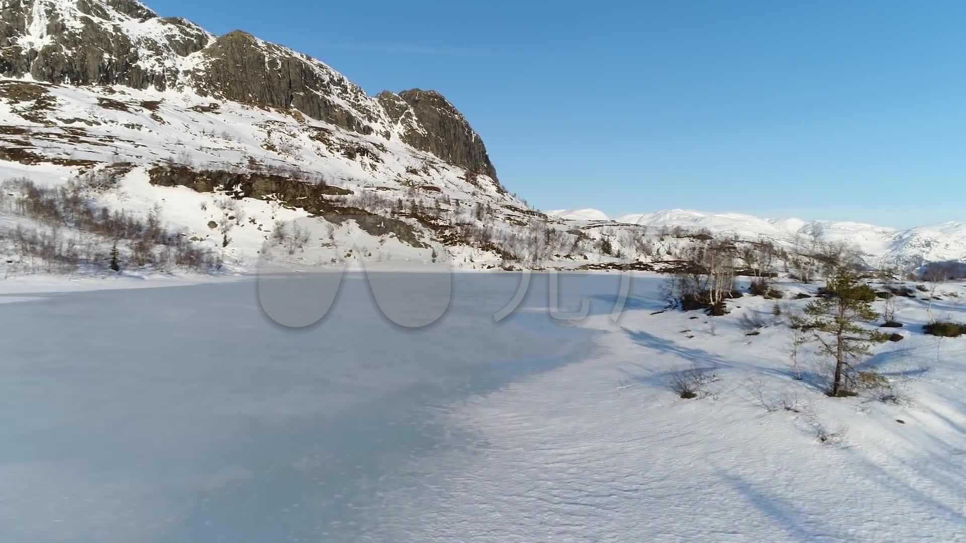 震撼航拍冬季雪景_1920x1080_高清视频素材下载(编号:939196)_实拍视