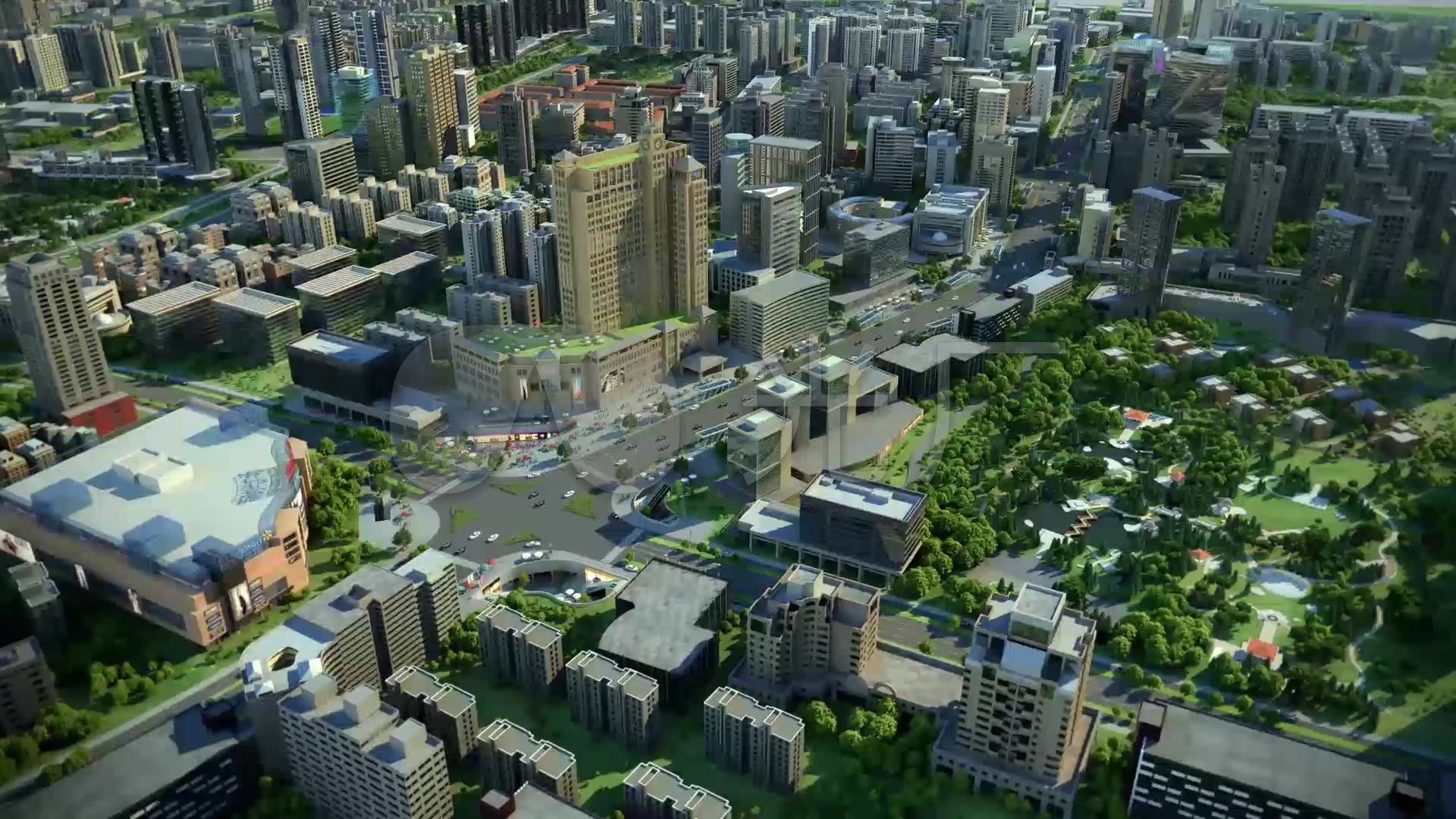 三维地产地下商业街漫游动画