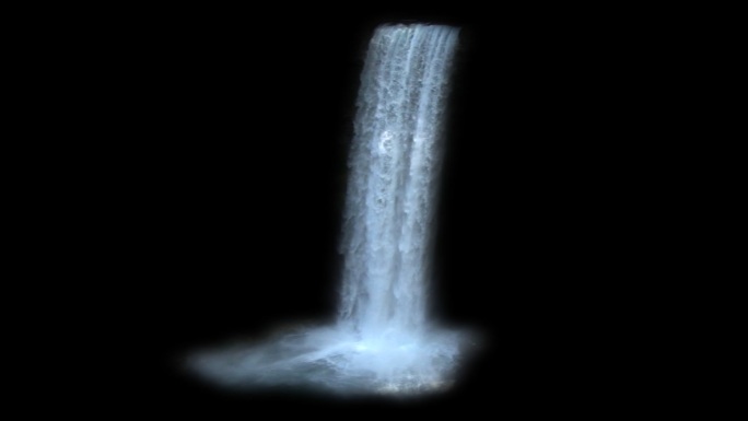 瀑布水流通道素材