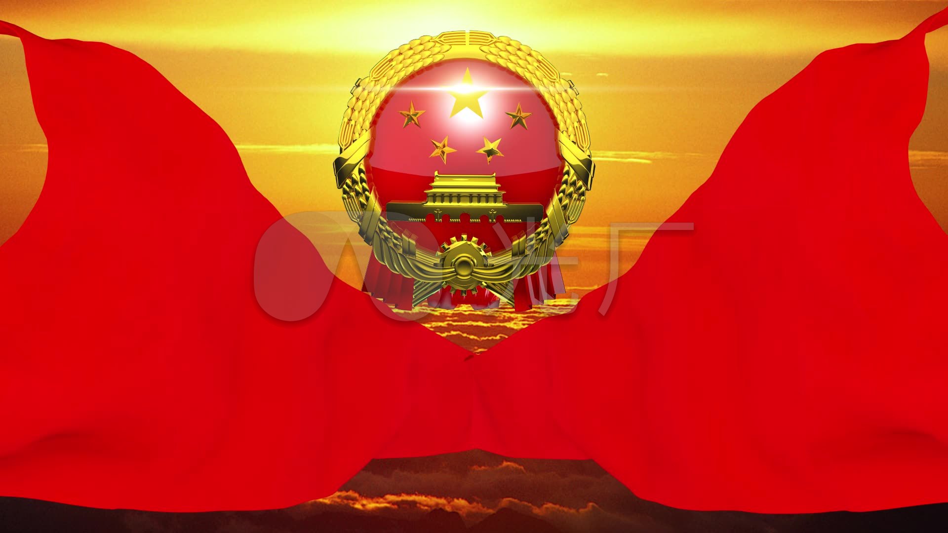 国徽在上_1920x1080_高清视频素材下载(编号:1002950)_影视包装_vj师