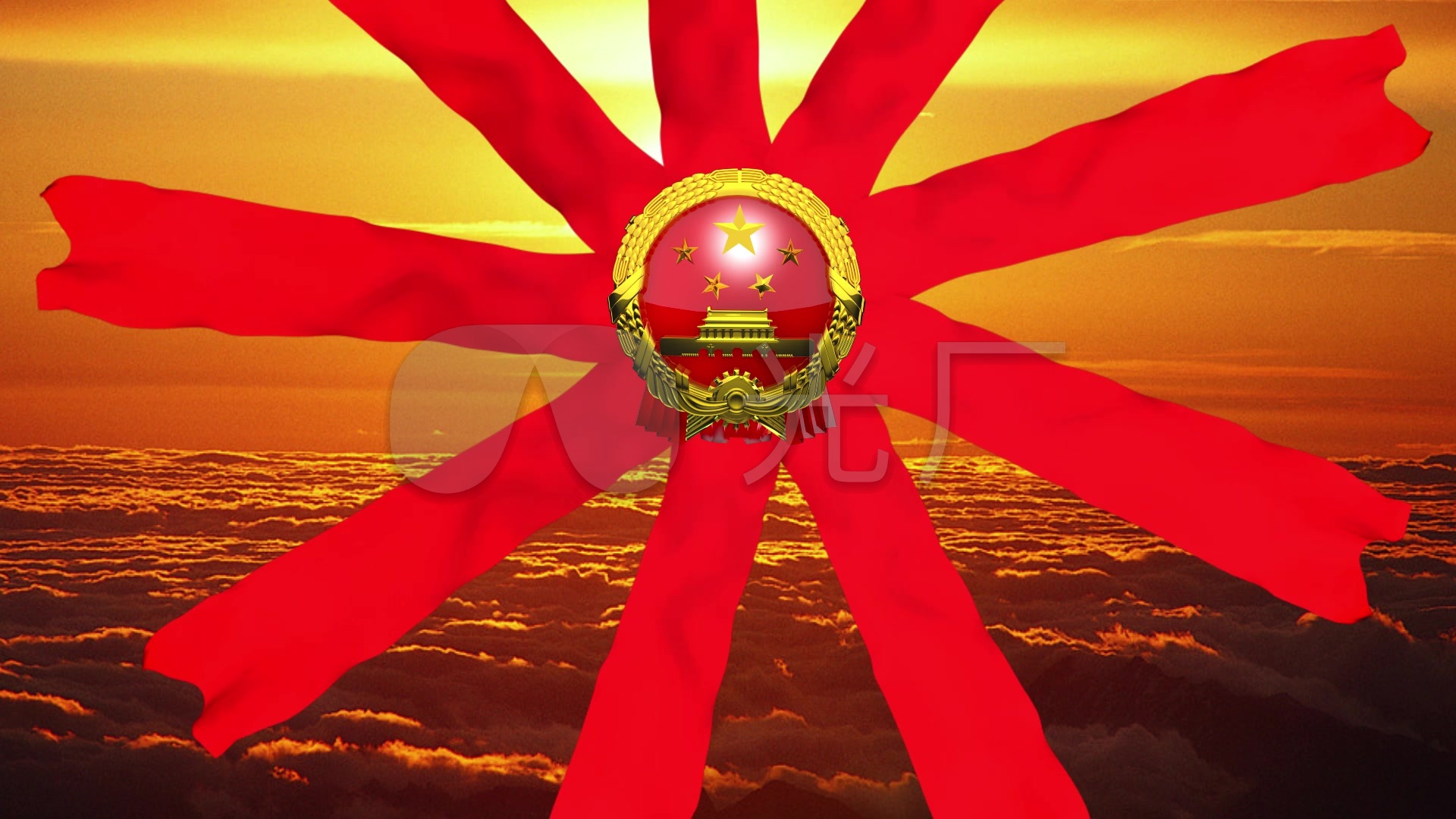 国徽在上_1920x1080_高清视频素材下载(编号:1002950)_影视包装_vj师