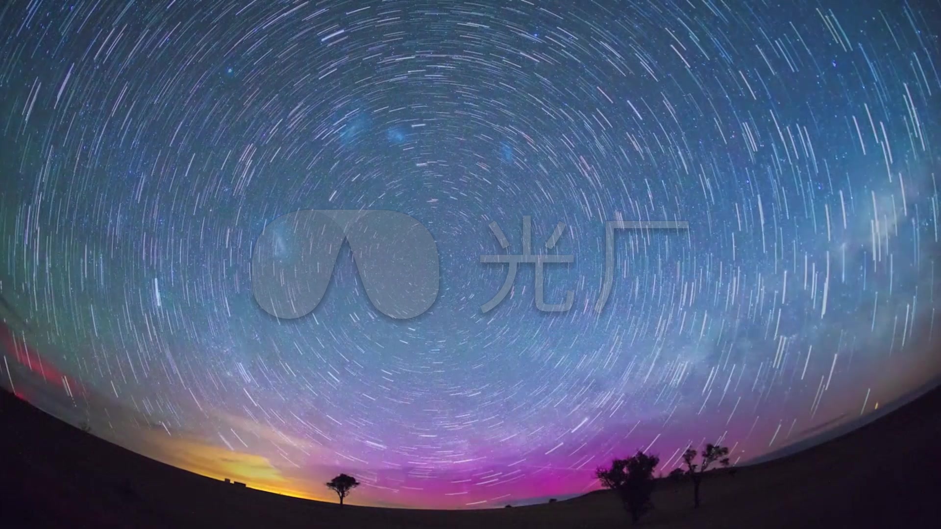 美丽星空极光_1920x1080_高清视频素材下载(编号:1004239)_实拍视频