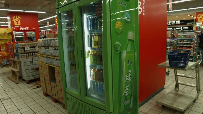 HD商场超市沃尔玛饮品柜