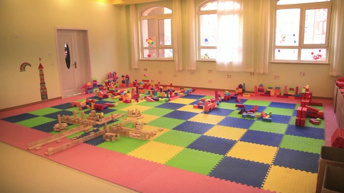 HD幼儿园教室游戏室玩具积木3