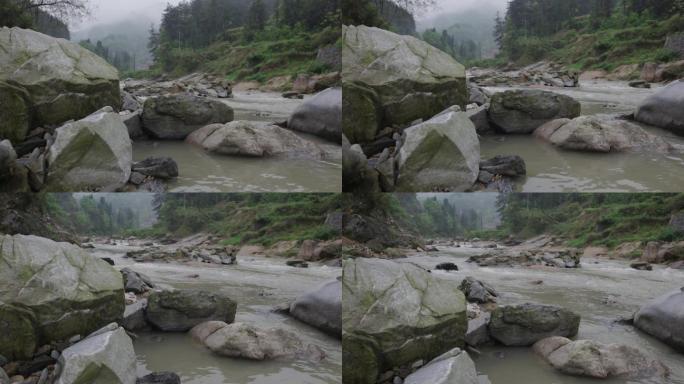 溪水石头