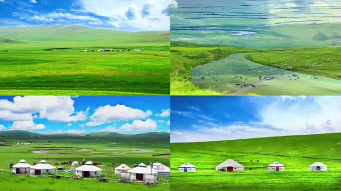 草原蒙古草原蒙古包