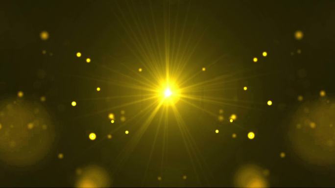 超宽金色粒子花纹LED舞台背景