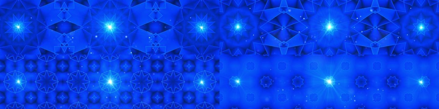 蓝色粒子花纹LED舞台背景