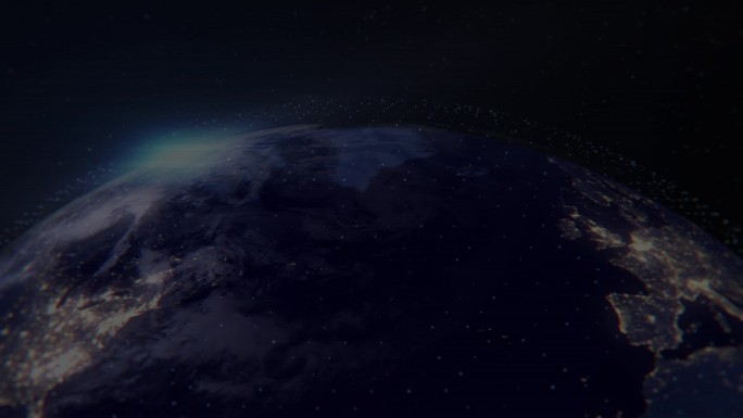 科技科幻地球视频背景素材