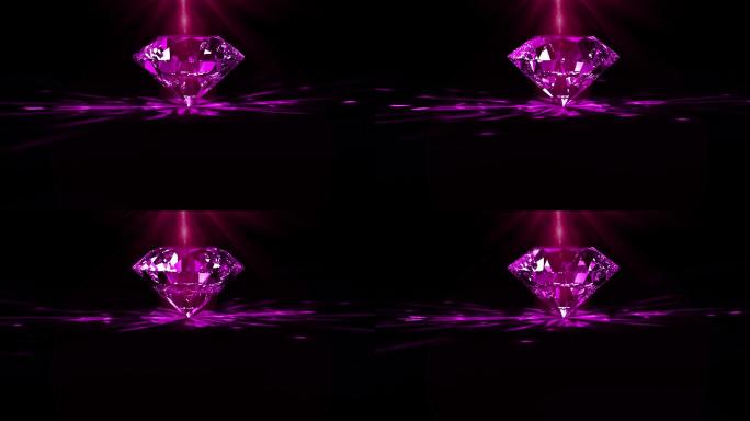 婚礼钻石紫色钻石震撼开场水晶砖石