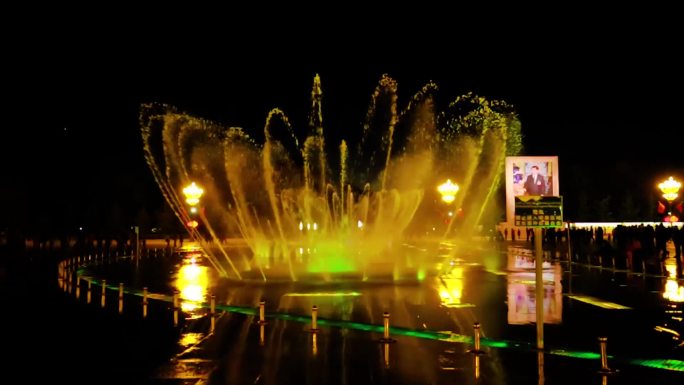 布达拉宫喷泉