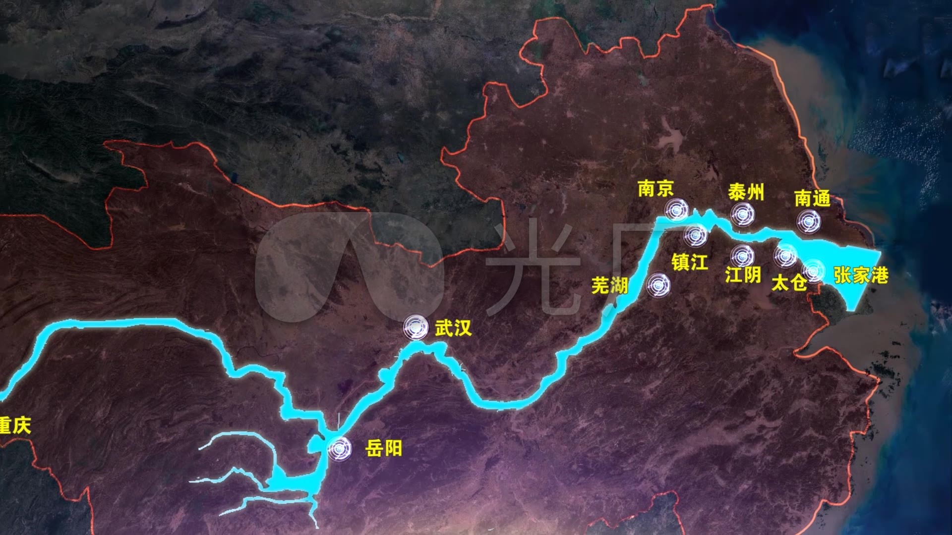 长江流域地图全图,长江流域图高清版 - 伤感说说吧