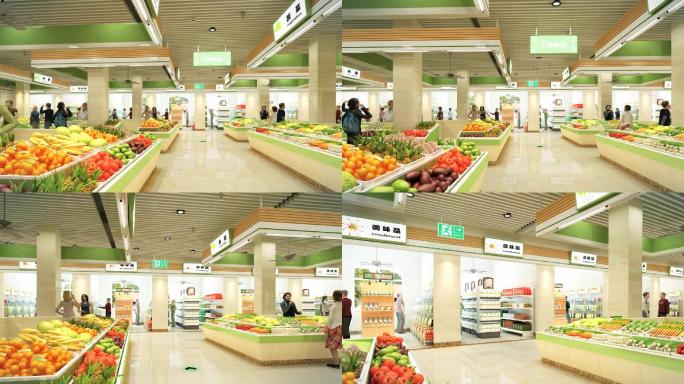 3D动画农贸市场超市水果店_1428