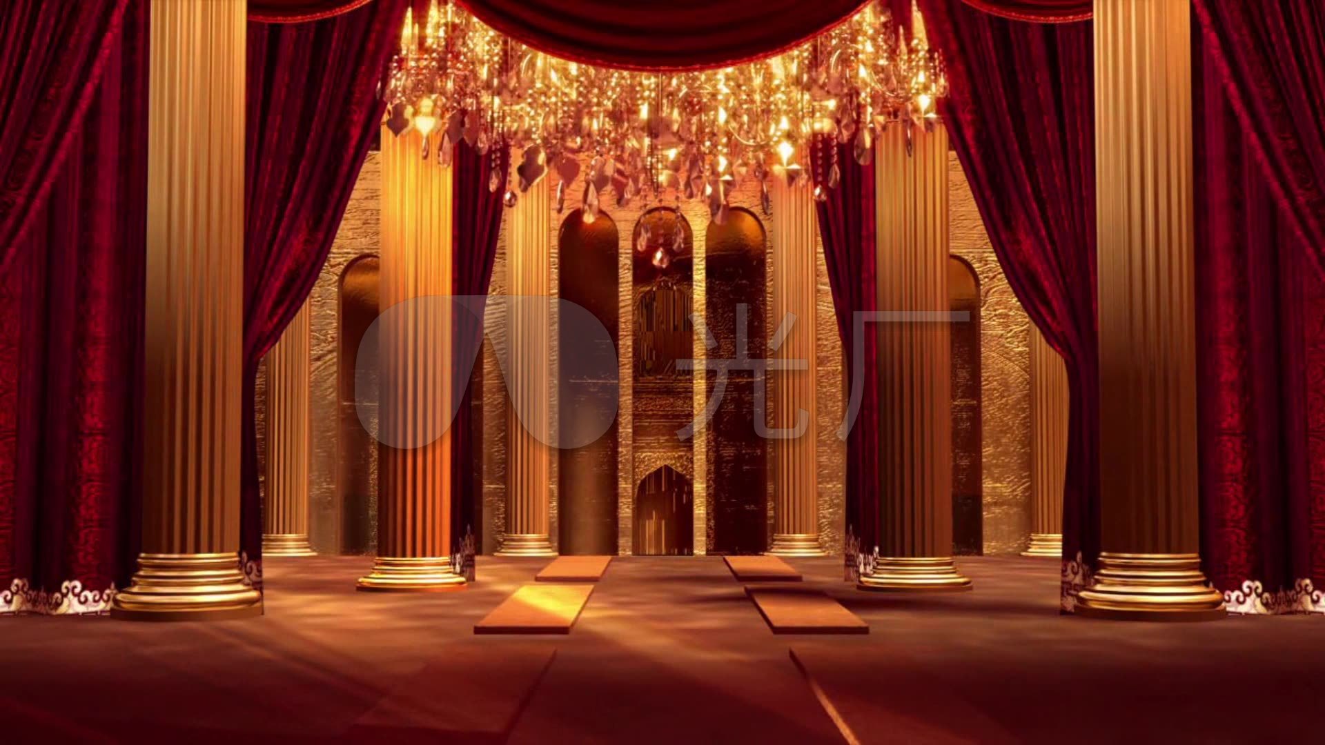 婚礼宴会3D效果图《透白宫殿》|空间|舞台美术|树尔设计工作室 - 原创作品 - 站酷 (ZCOOL)