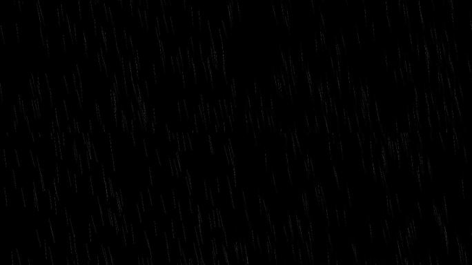 带通道下雨