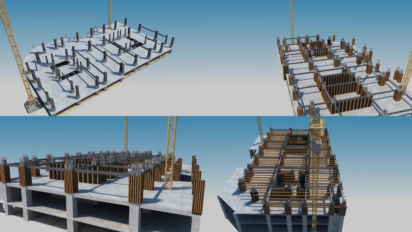 高层建筑全过程3D演示建筑企业稀缺资源