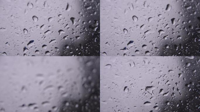 空景玻璃雨滴