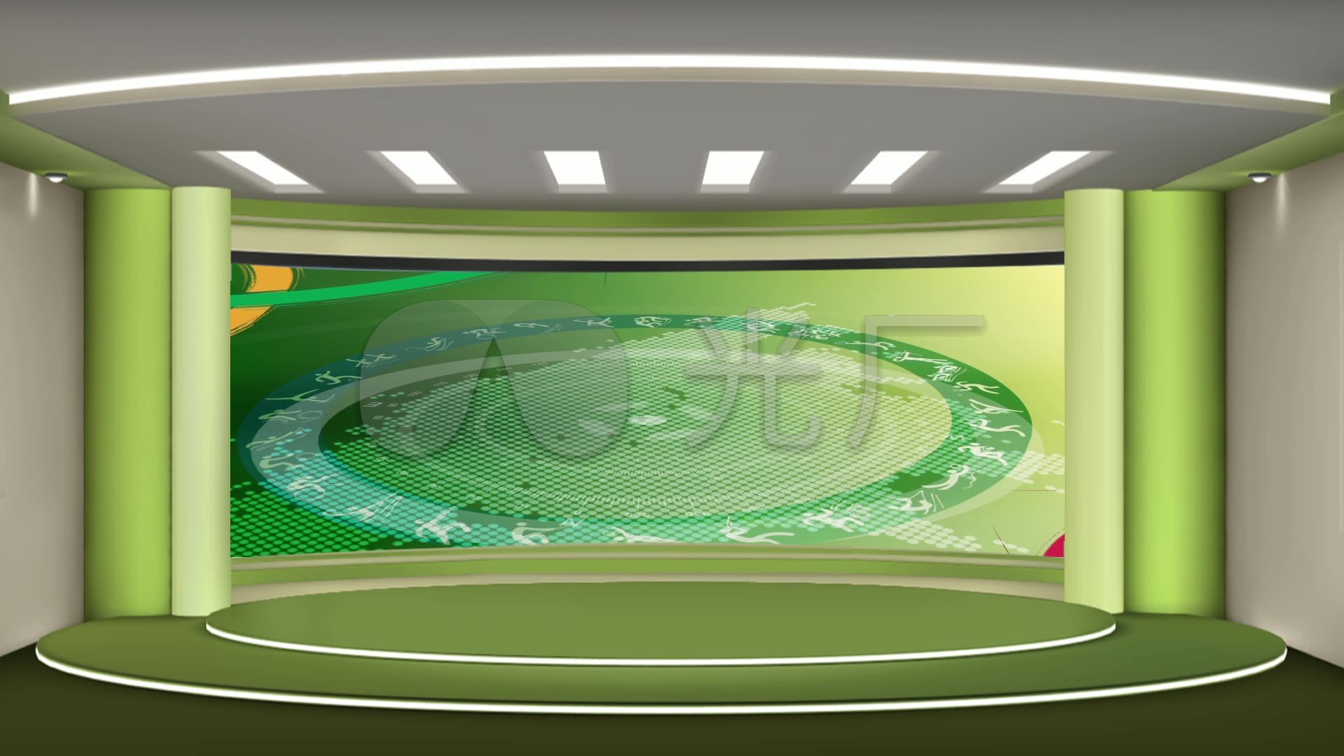 虚拟演播室_1920x1080_高清视频素材下载(编号:1197838)_舞台背景_vj