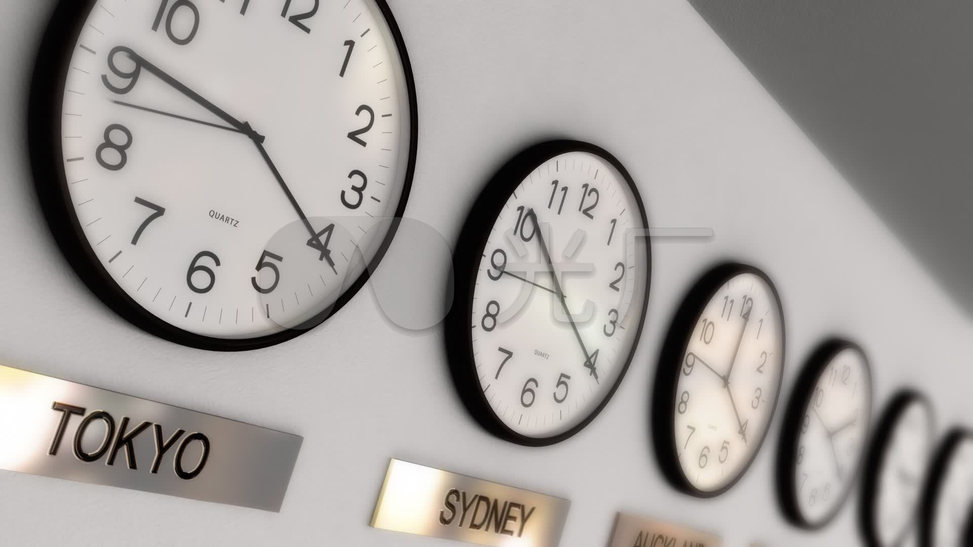 时钟世界时间酒店挂钟