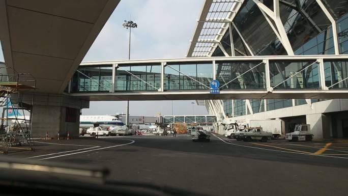 上海浦东机场机场内部环境飞机