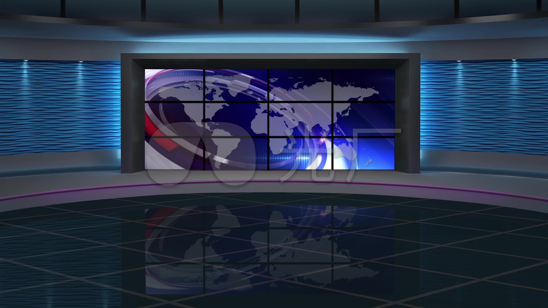 主持人背景虚拟演播厅(推荐)_1920x1080_高清视频素材下载(编号