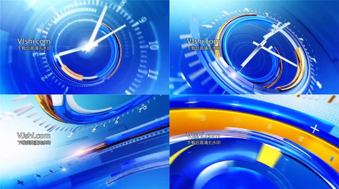 大气新闻民生类片头c4d工程文件