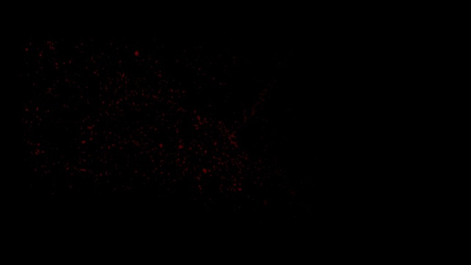 中弹喷血爆血带通道特效素材