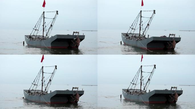 海边渔船海浪飘荡沉浮碣石02