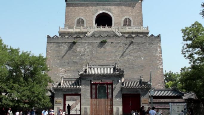 北京地安门钟楼