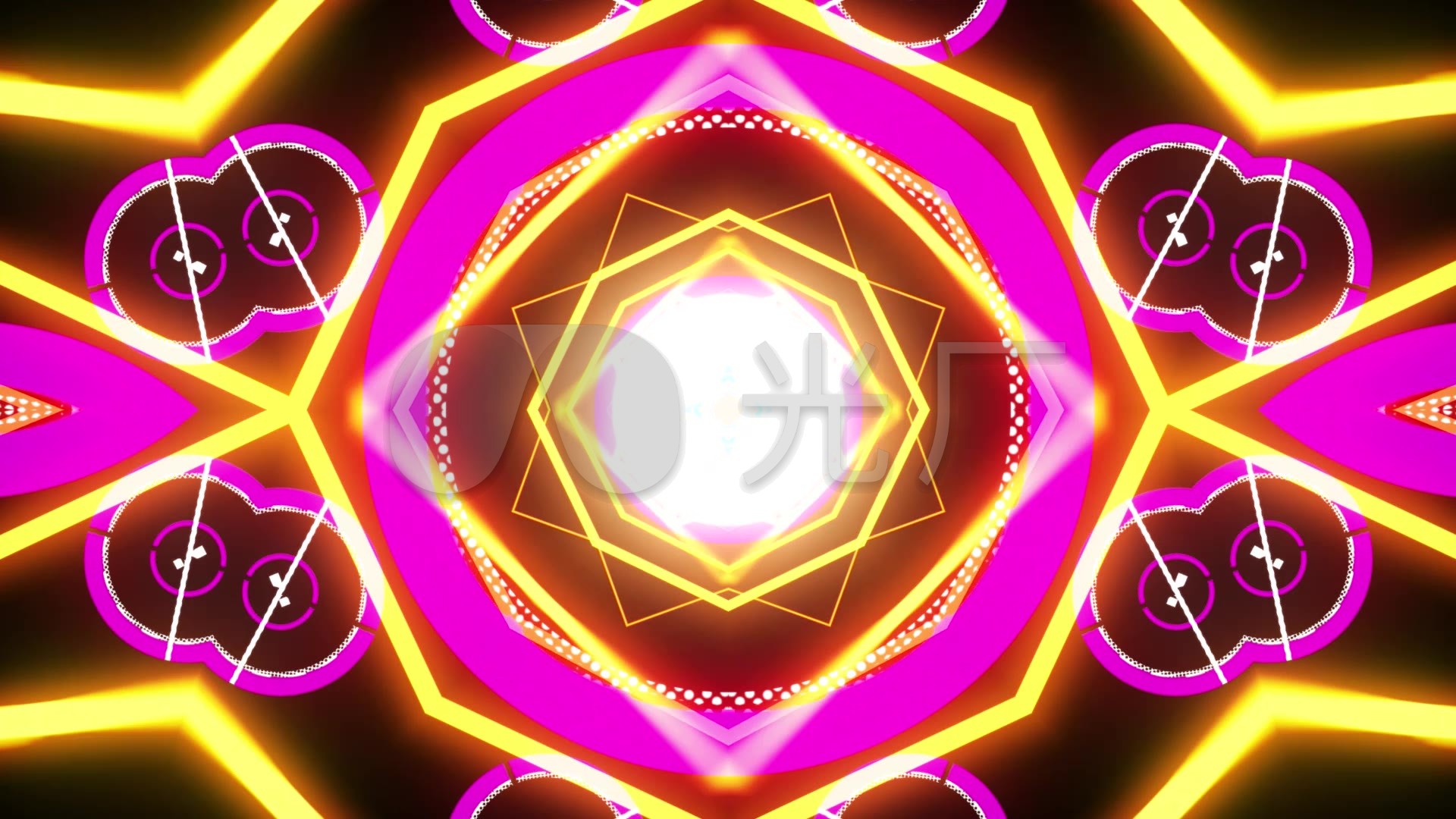 绚丽动感儿童汇报演出动感大屏背景9_1920x1080_高清视频素材下载