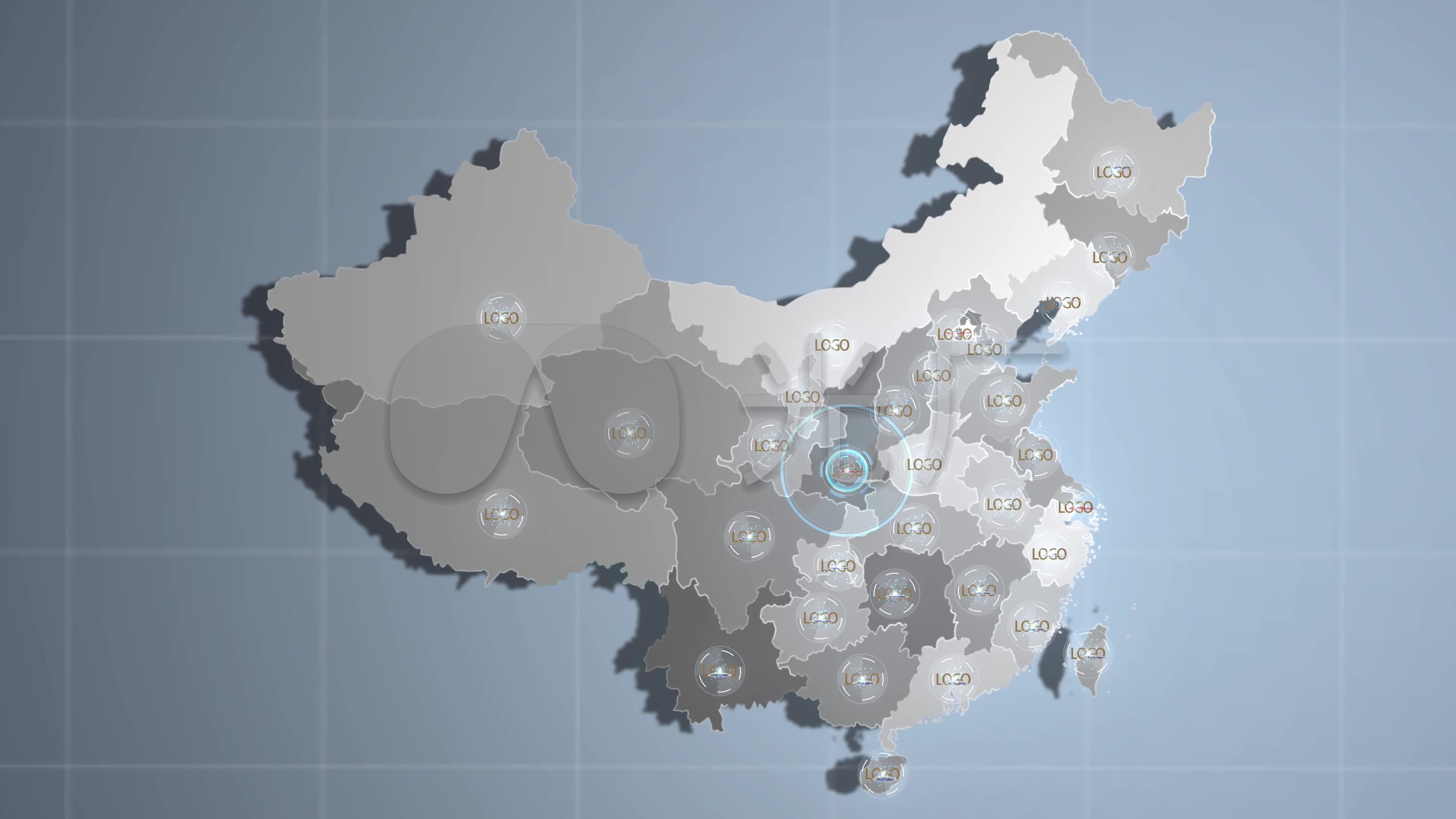 中国地图视频(4K超清)_3840X2160_高清视频
