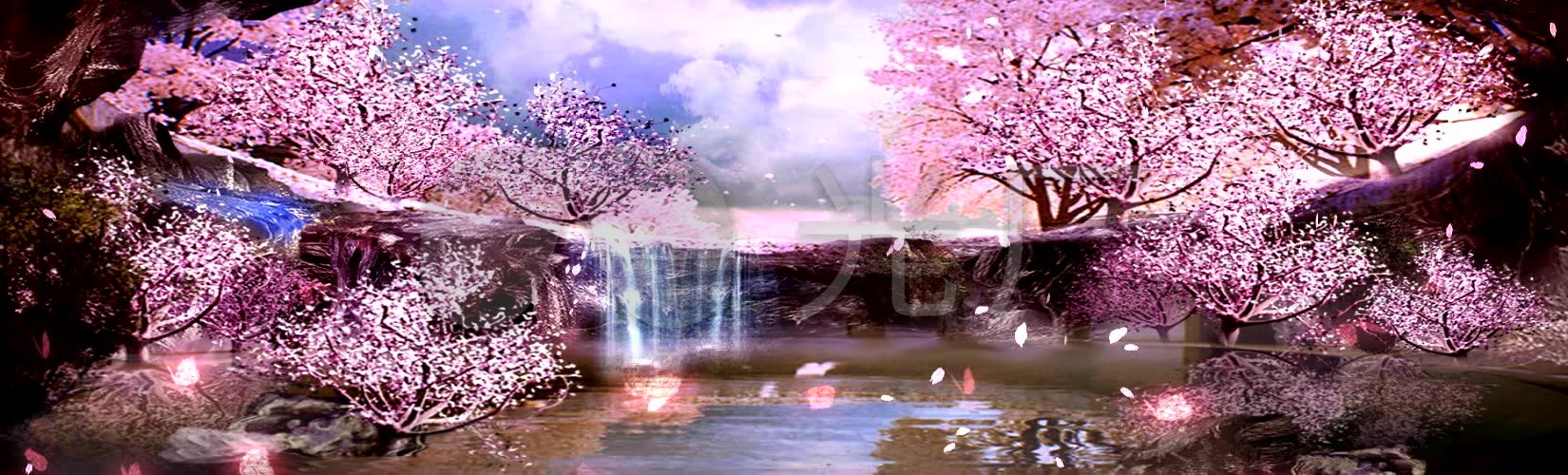 唯美桃花林
