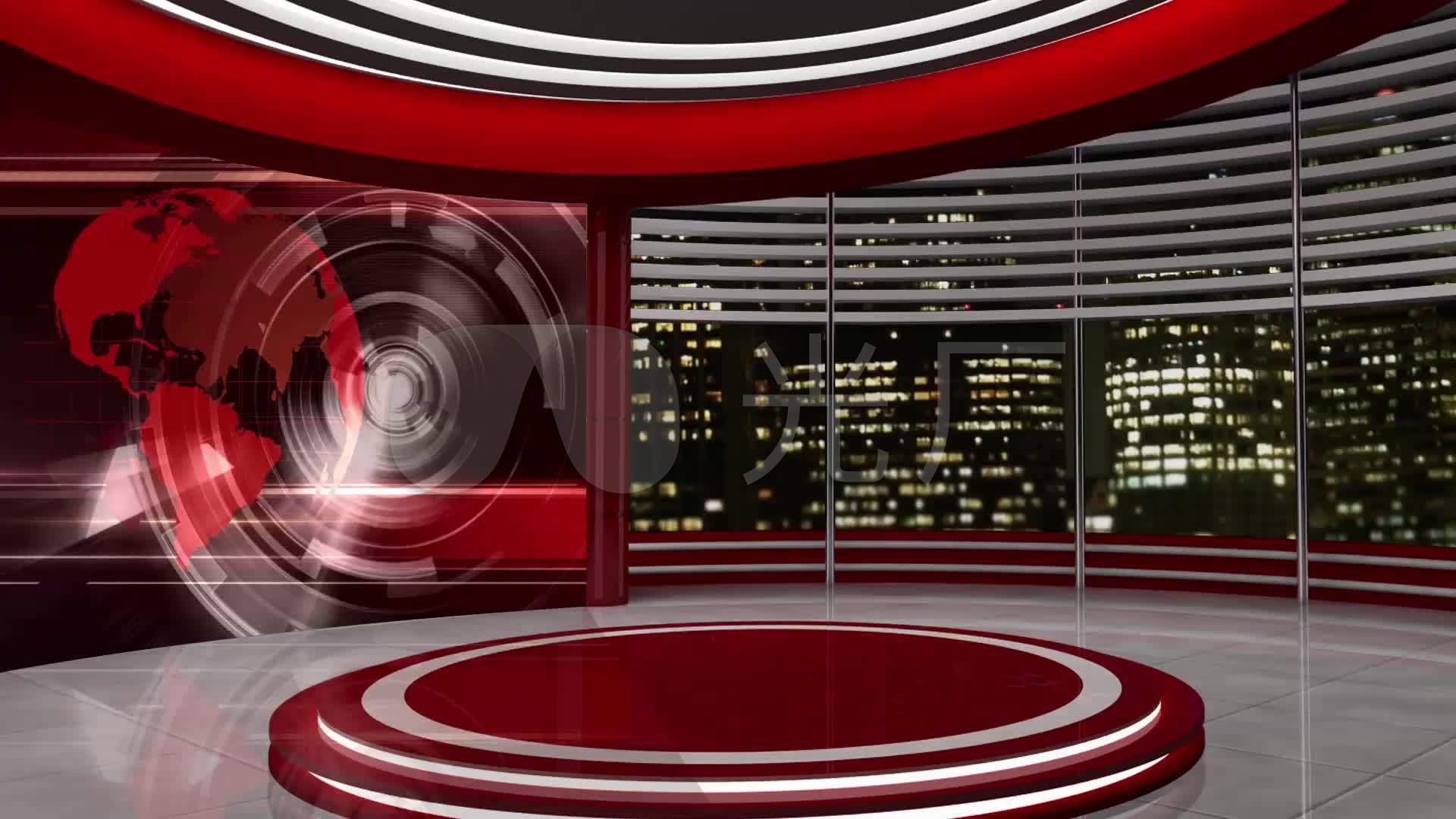 主持人背景虚拟演播厅(推荐)_1920x1080_高清视频素材下载(编号