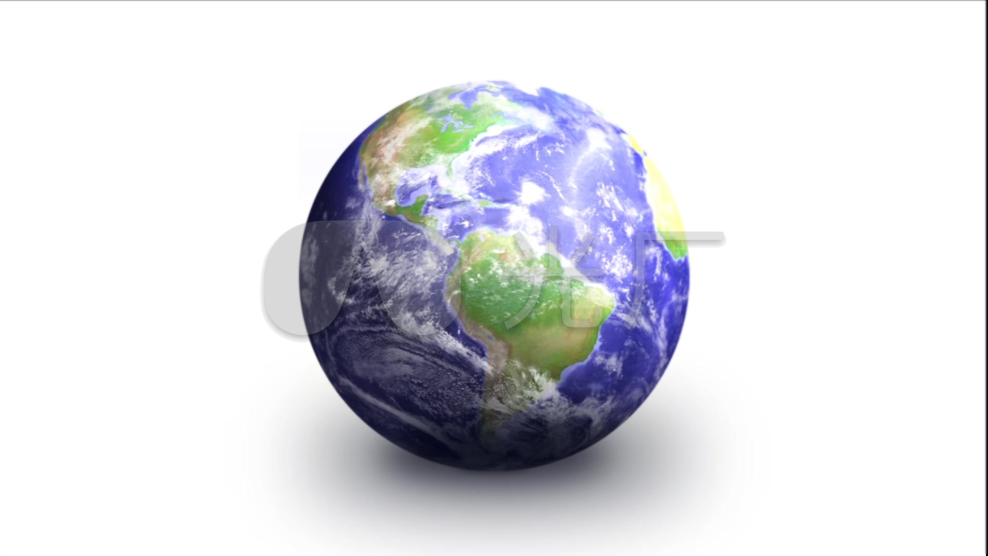 3d地球旋转 三维动态地球视频素材