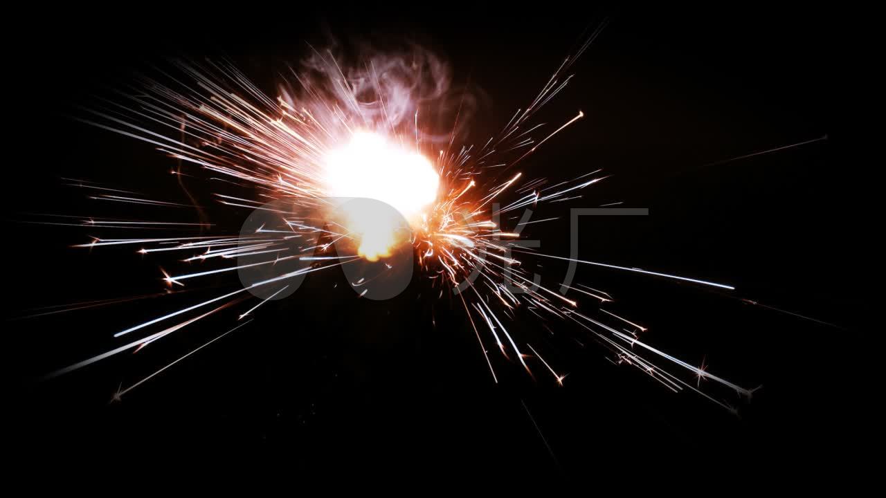 火花飞溅火星四射