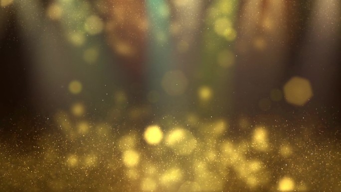 金色粒子射灯颁奖LED背景
