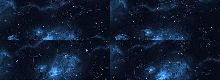 银河星座图谱背景视频 00x744 高清视频素材下载 编号 影视包装 Vj师网www Vjshi Com
