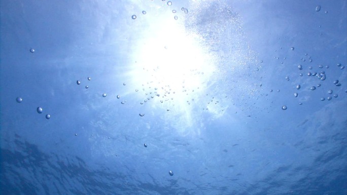 水下拍摄气泡