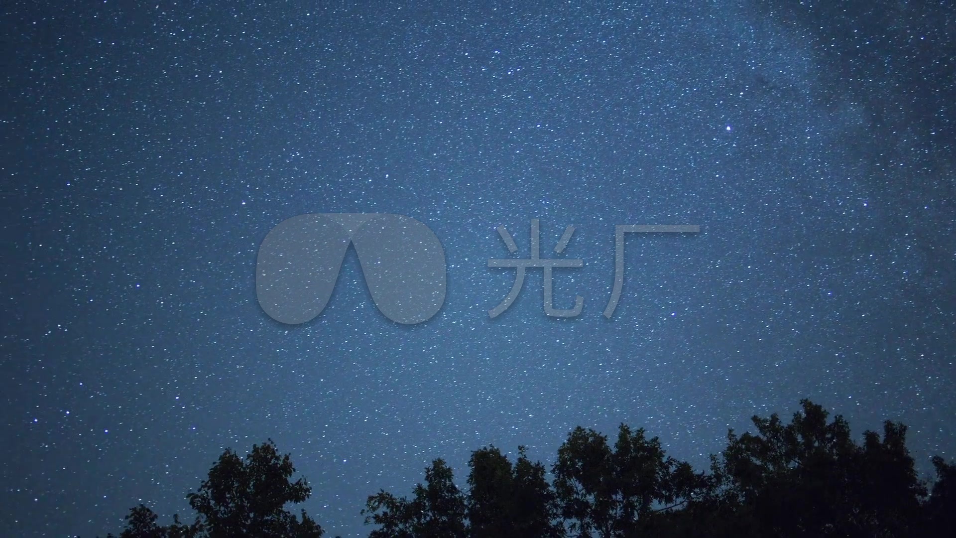 斗轉星移夜晚星空延時拍攝2