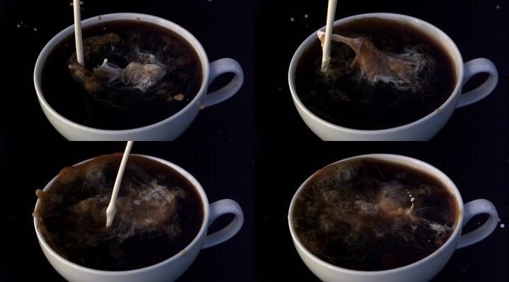 冲咖啡泡咖啡倒咖啡姜撞奶咖啡杯